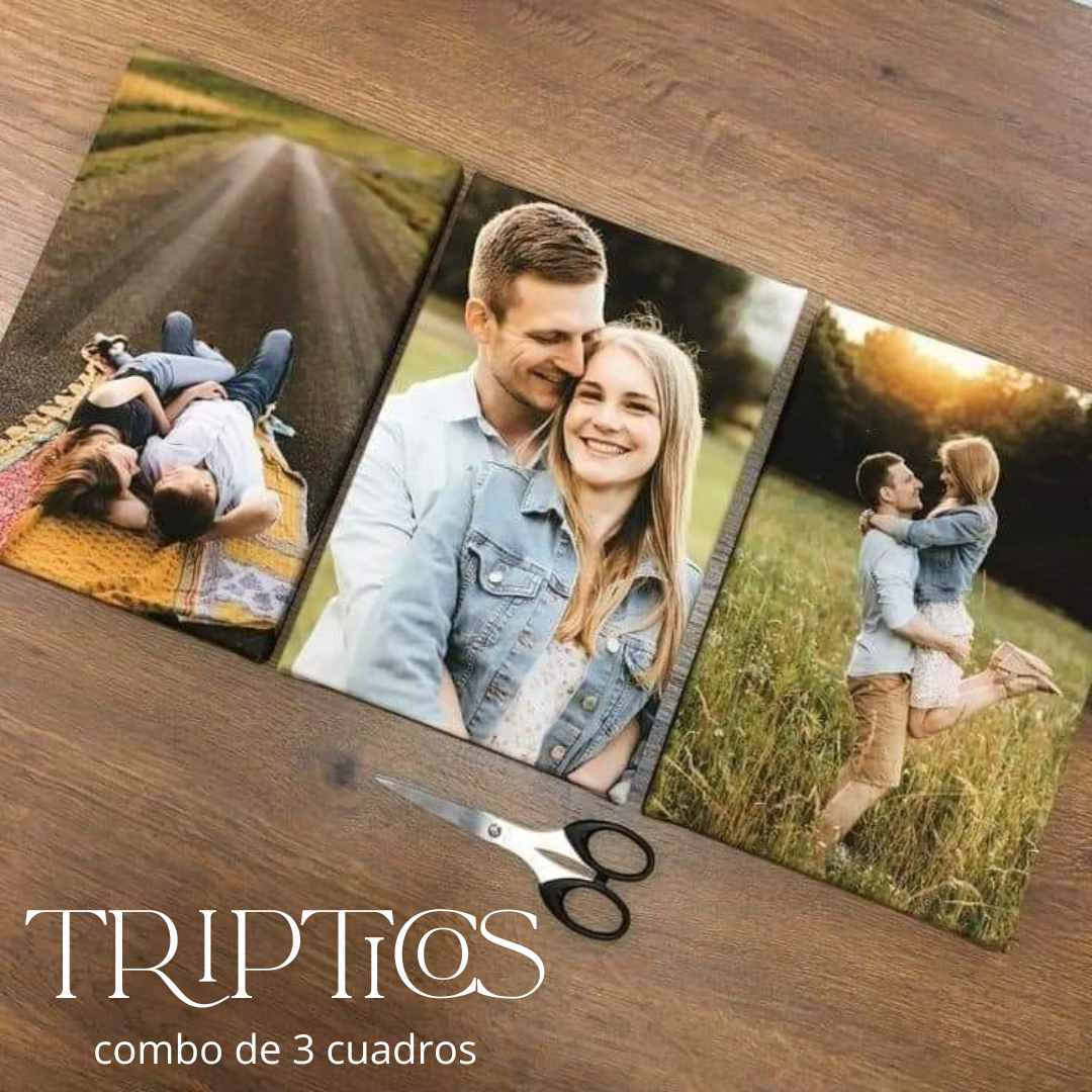 🖼️ Trípticos personalizados – Combo de 3 cuadros