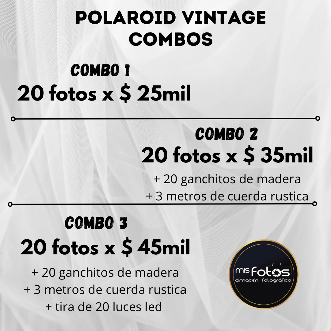 Combos de Fotos Polaroid