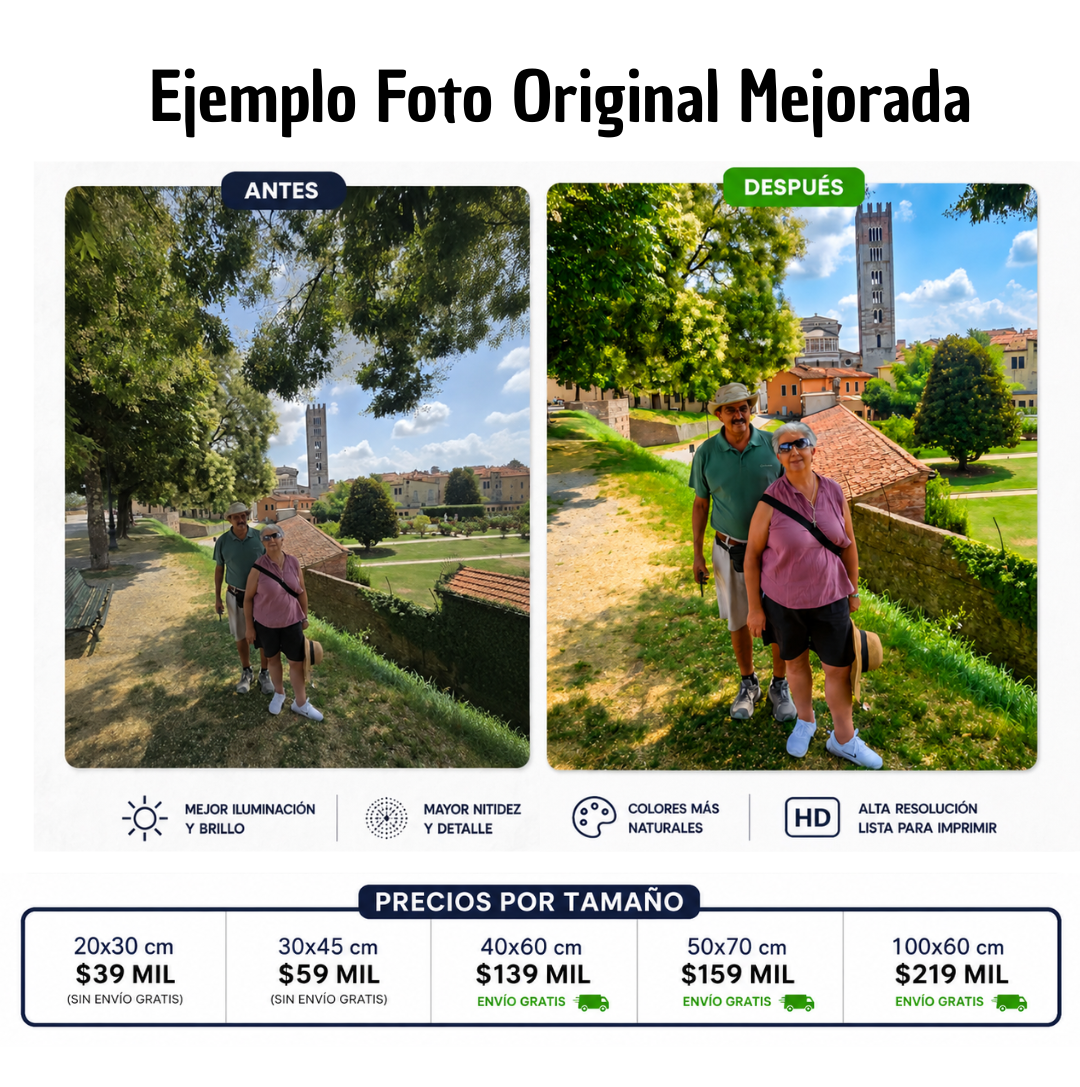 Cuadros con foto sin efecto / originales