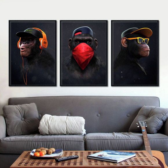 🖼️ Tríptico Decorativo – 3 Cuadros 30x45 CM