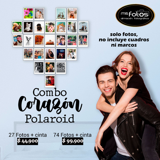 🖼️ Combo Corazón Polaroid
